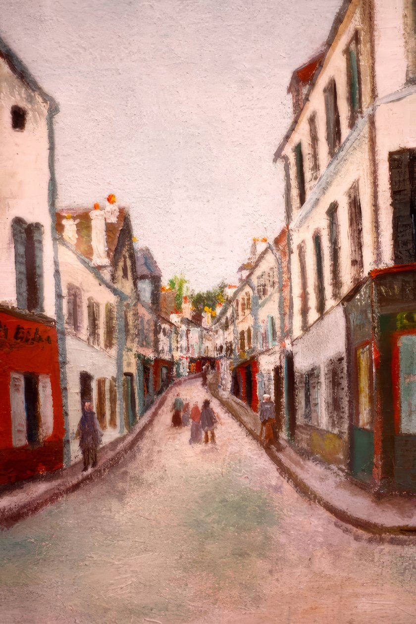 Ulica w Pontoise autorstwa Maurice Utrillo