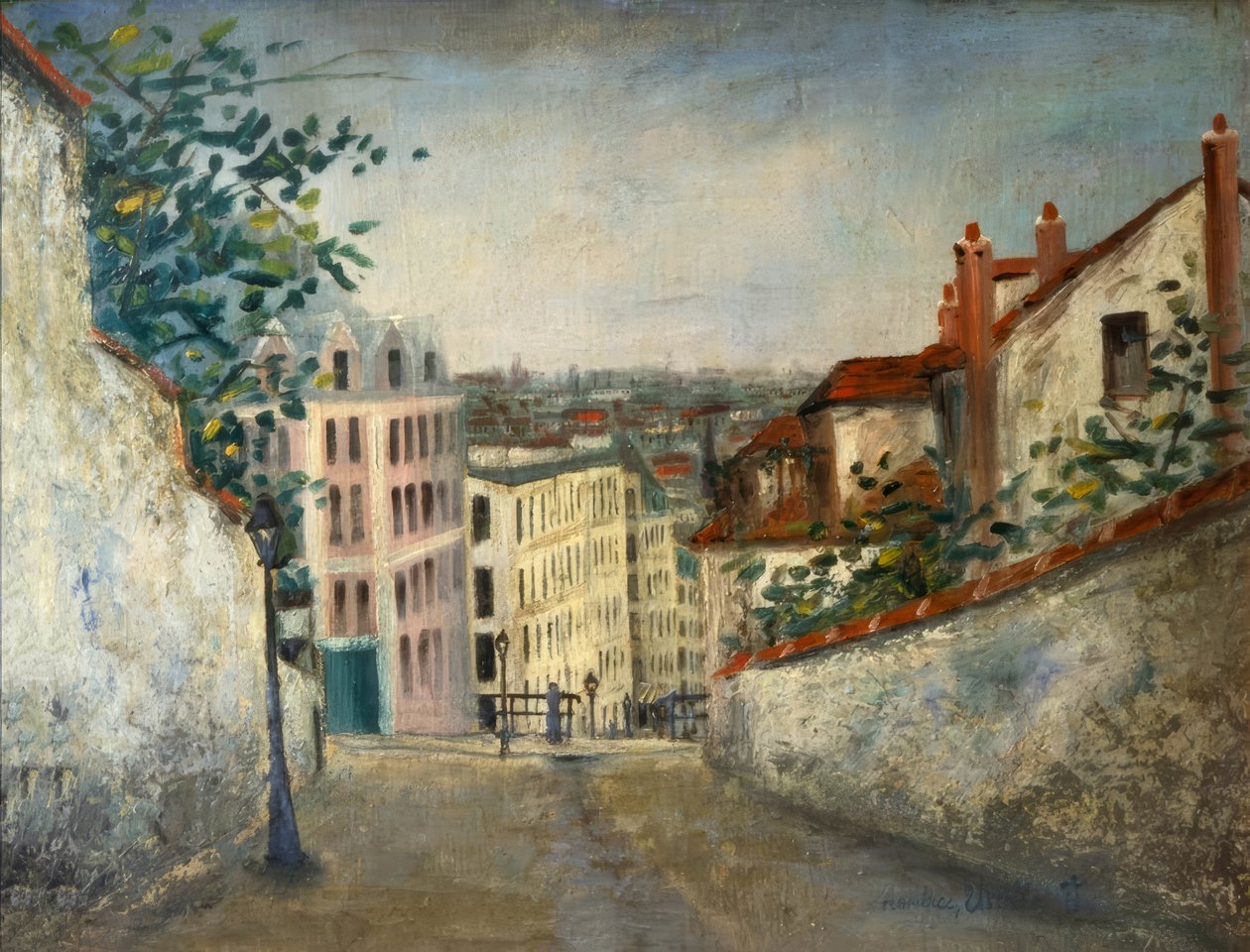 Ulica Mont-Cenis autorstwa Maurice Utrillo