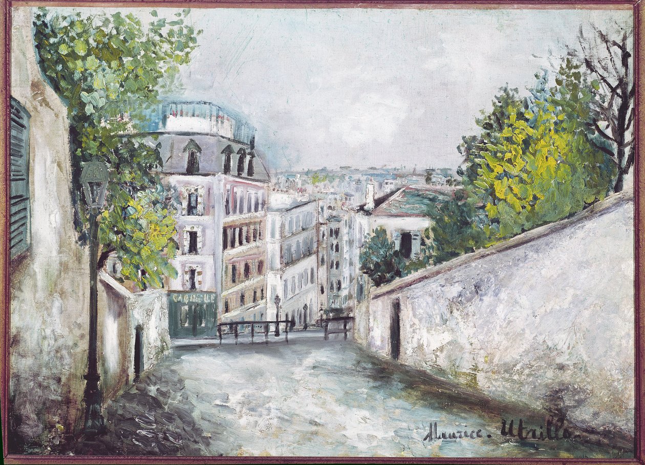 Ulica Mont-Cenis, Montmartre autorstwa Maurice Utrillo