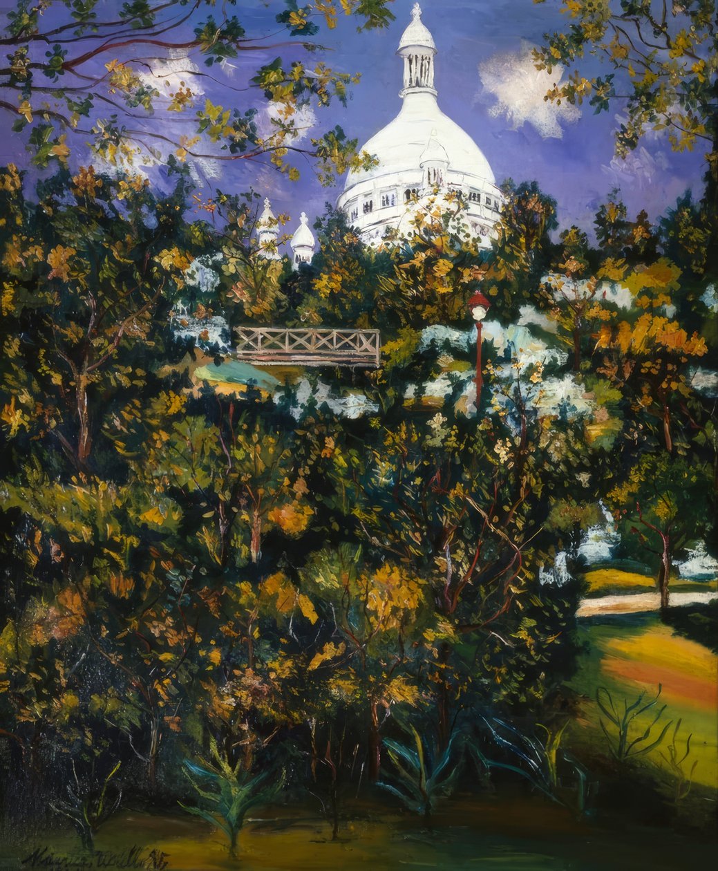 Sacré-Coeur w Montmartre autorstwa Maurice Utrillo
