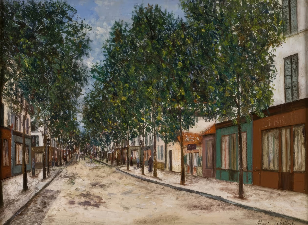 Droga do Puteaux autorstwa Maurice Utrillo