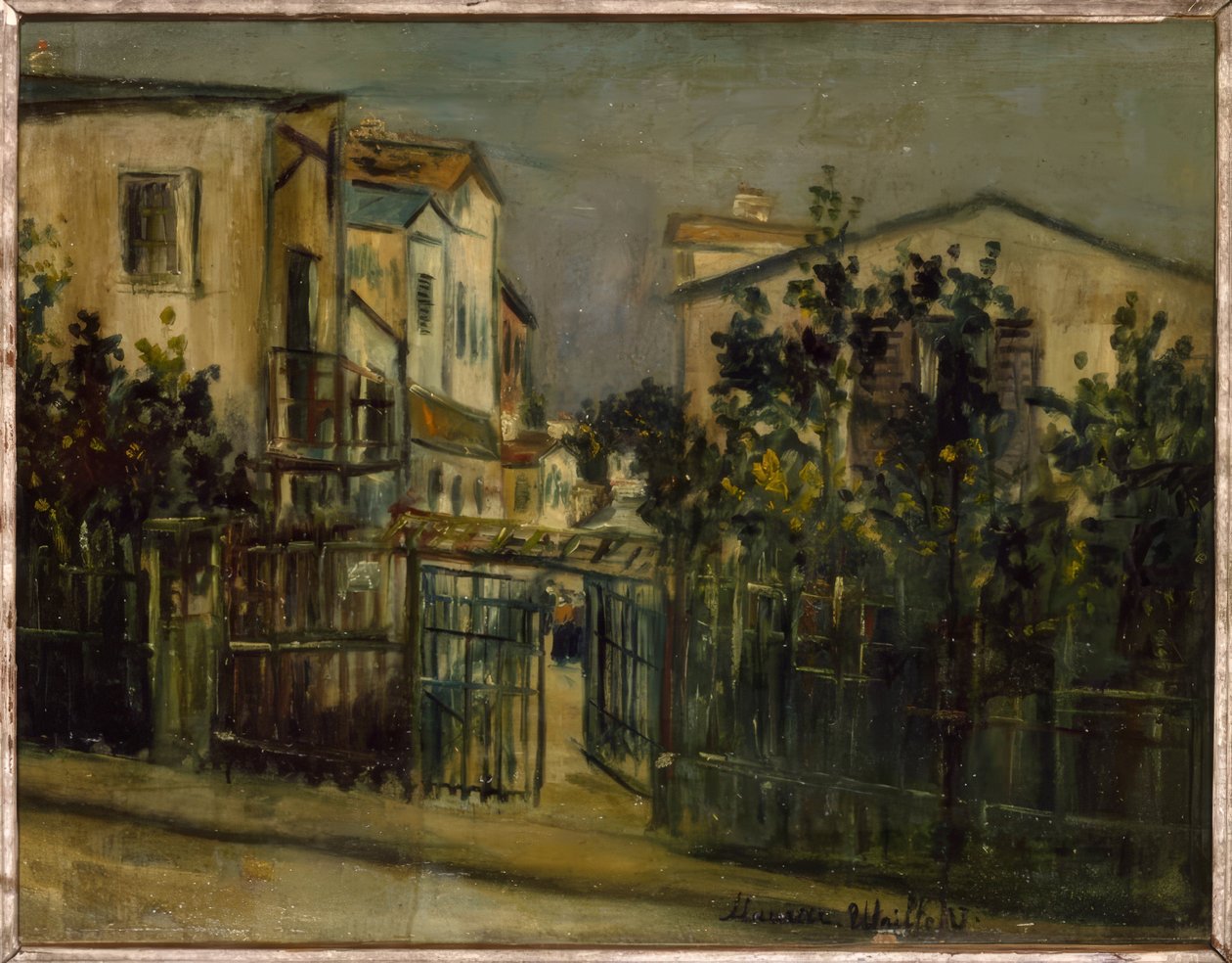 Scena uliczna Montmartre autorstwa Maurice Utrillo
