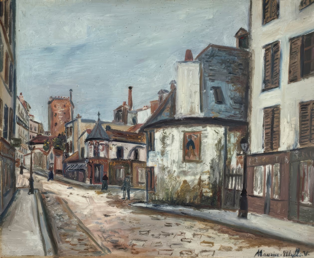 Tawerna „La Belle Gabrielle” autorstwa Maurice Utrillo