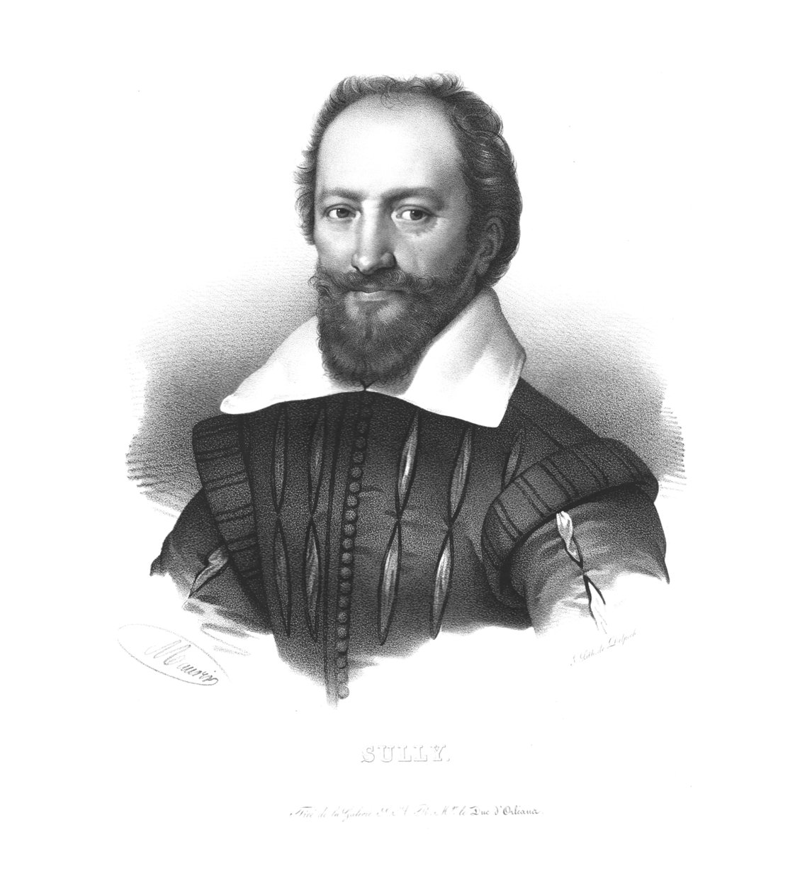 Maximilien de Bethune, książę Sully, ok. 1820 r. autorstwa Maurin