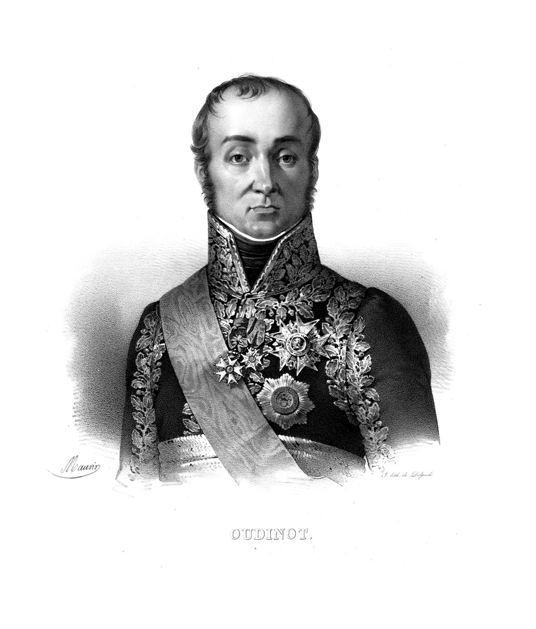 Nicolas Charles Oudinot, c1811 autorstwa Maurin