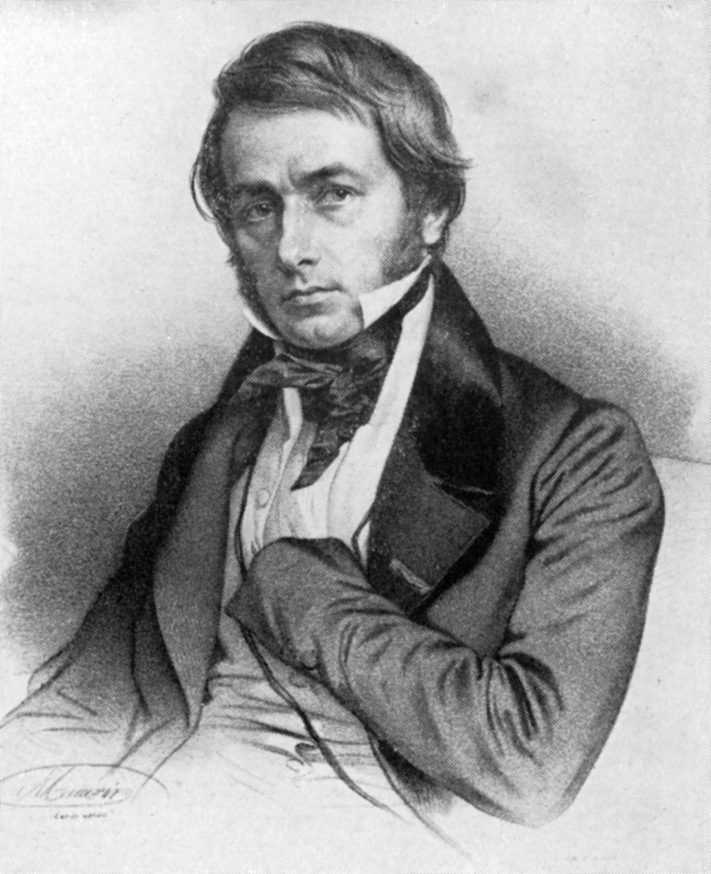 Victor Cousin, francuski filozof, XIX wiek autorstwa Maurin