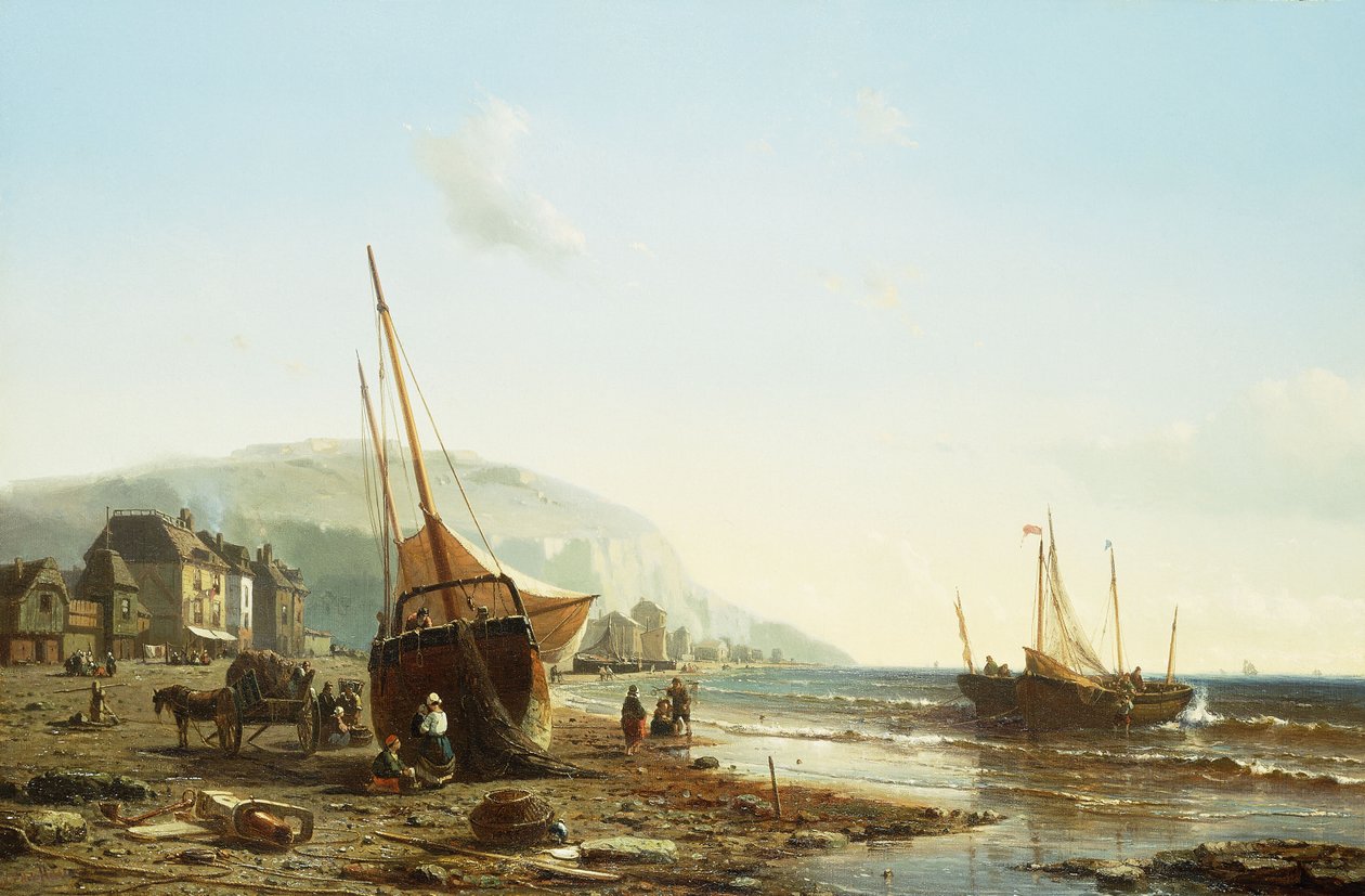 Na wybrzeżu Normandii autorstwa Mauritz Frederik Hendrik De Haas