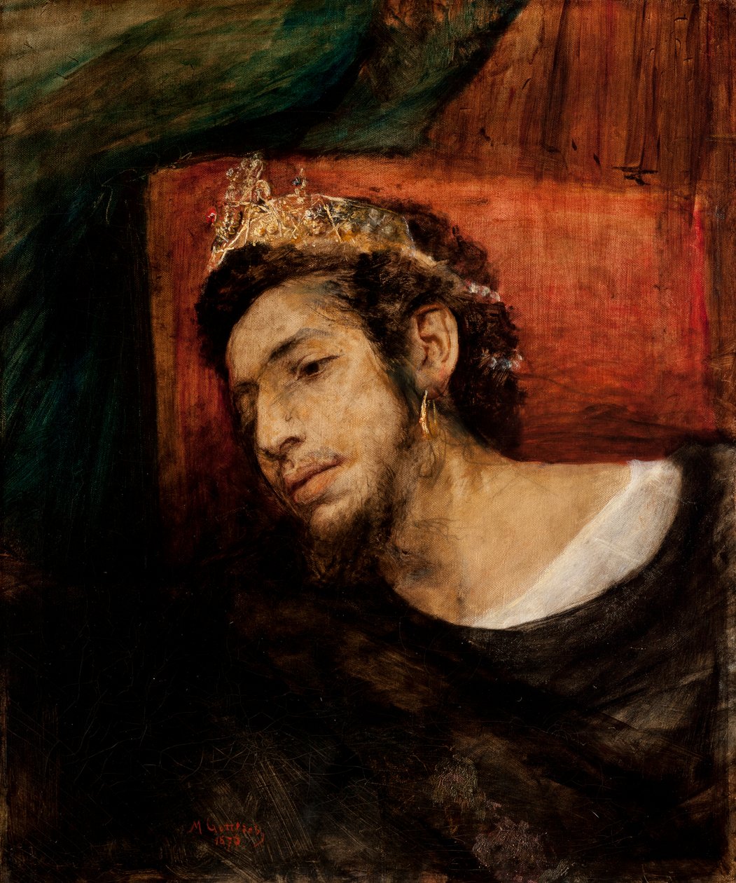 Aswerus autorstwa Maurycy Gottlieb