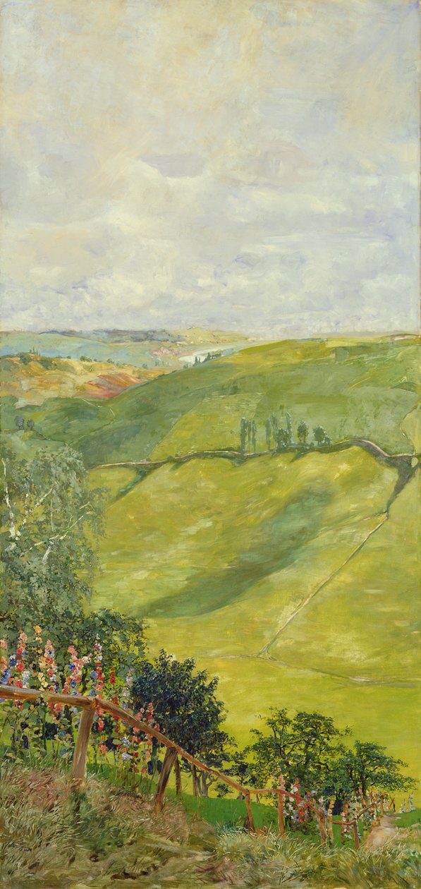 Pejzaż letni, 1884-85 autorstwa Max Klinger