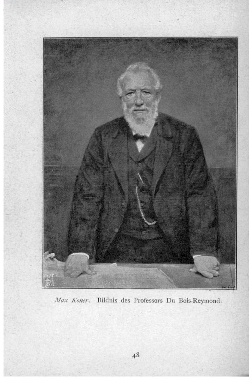 Bildnis des Professors Du Bois-Reymond autorstwa Max Koner