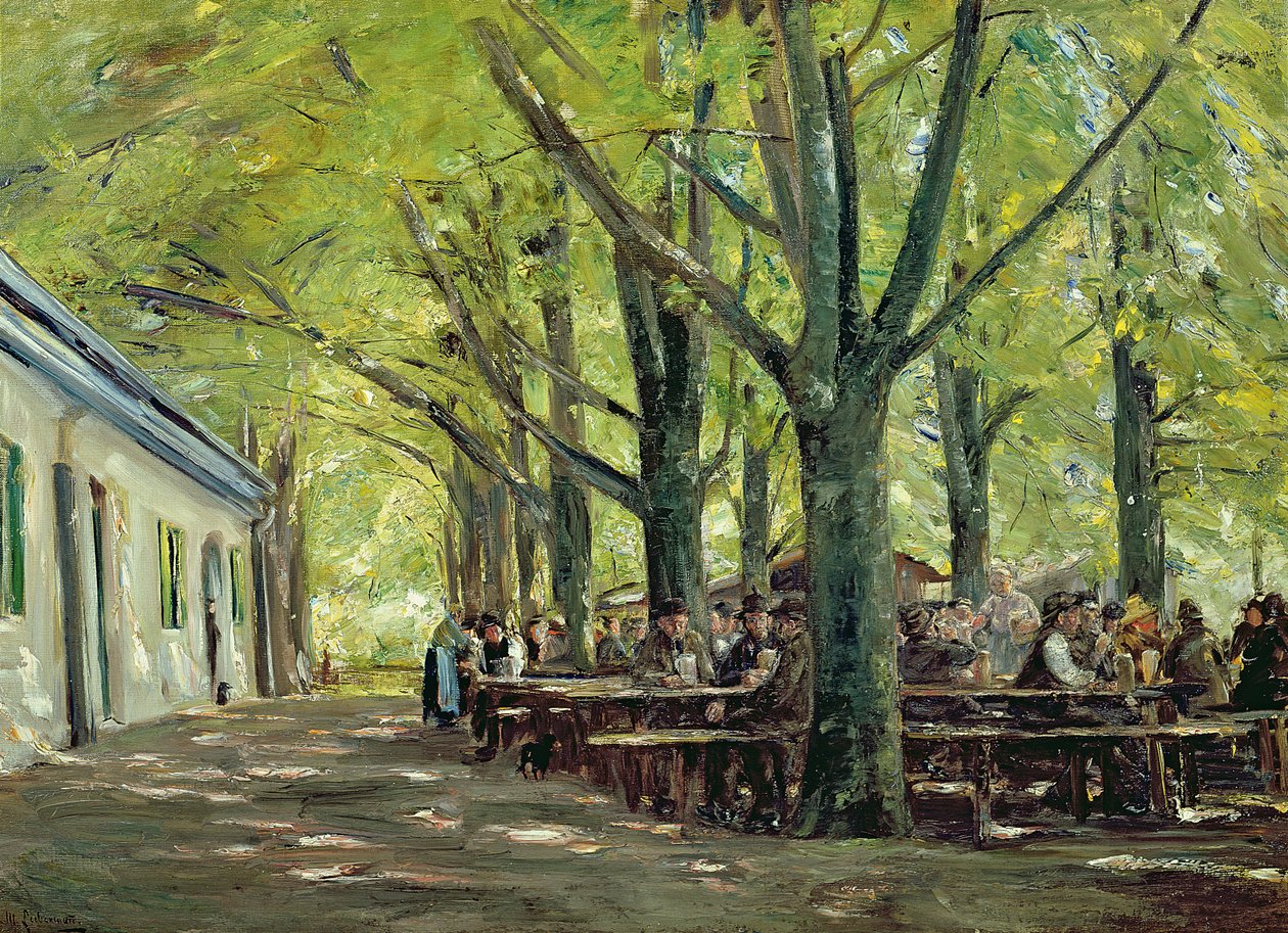 Brasserie A Country, Brannenburg, Bawaria, 1894 r. autorstwa Max Liebermann
