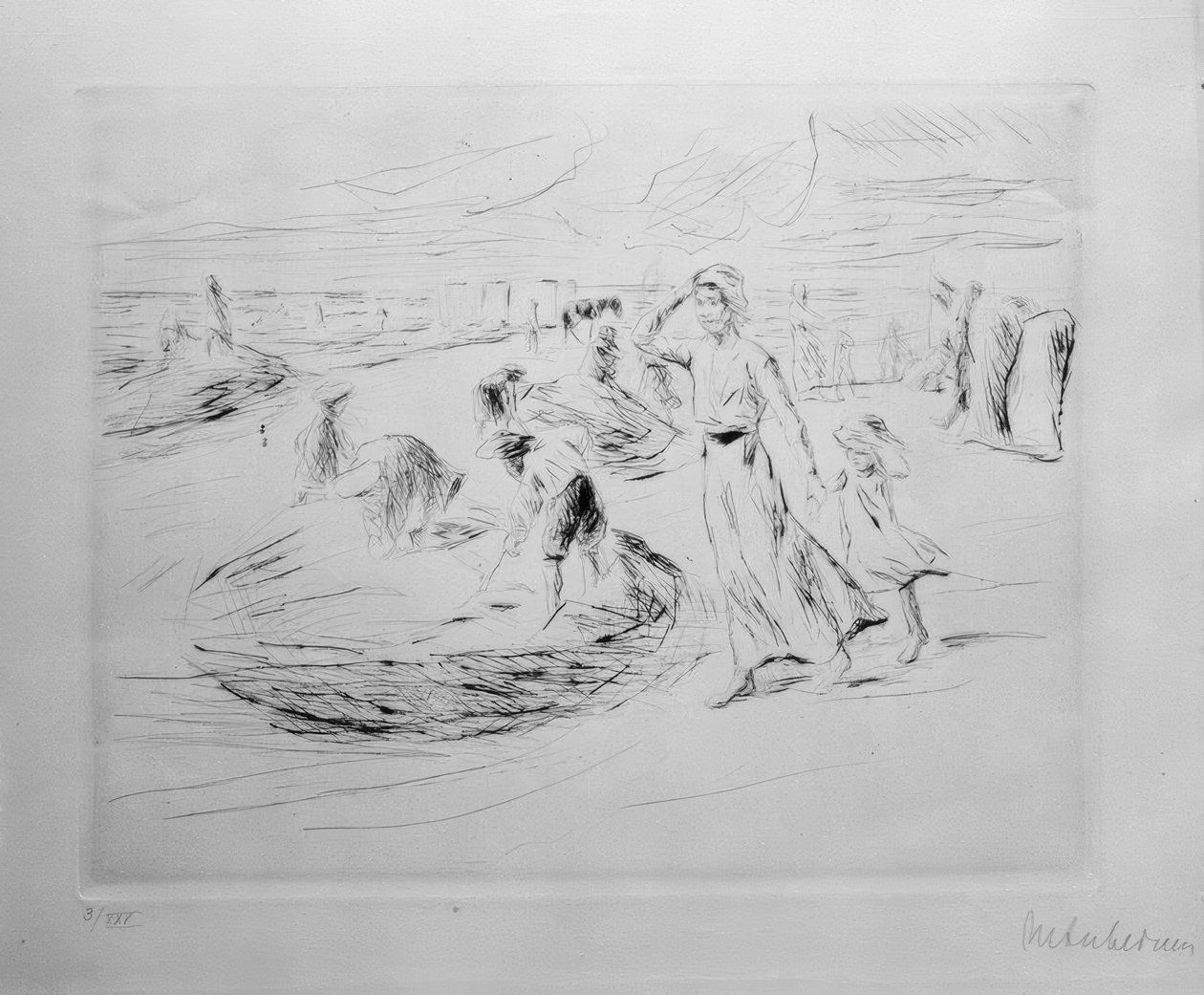Na plaży autorstwa Max Liebermann
