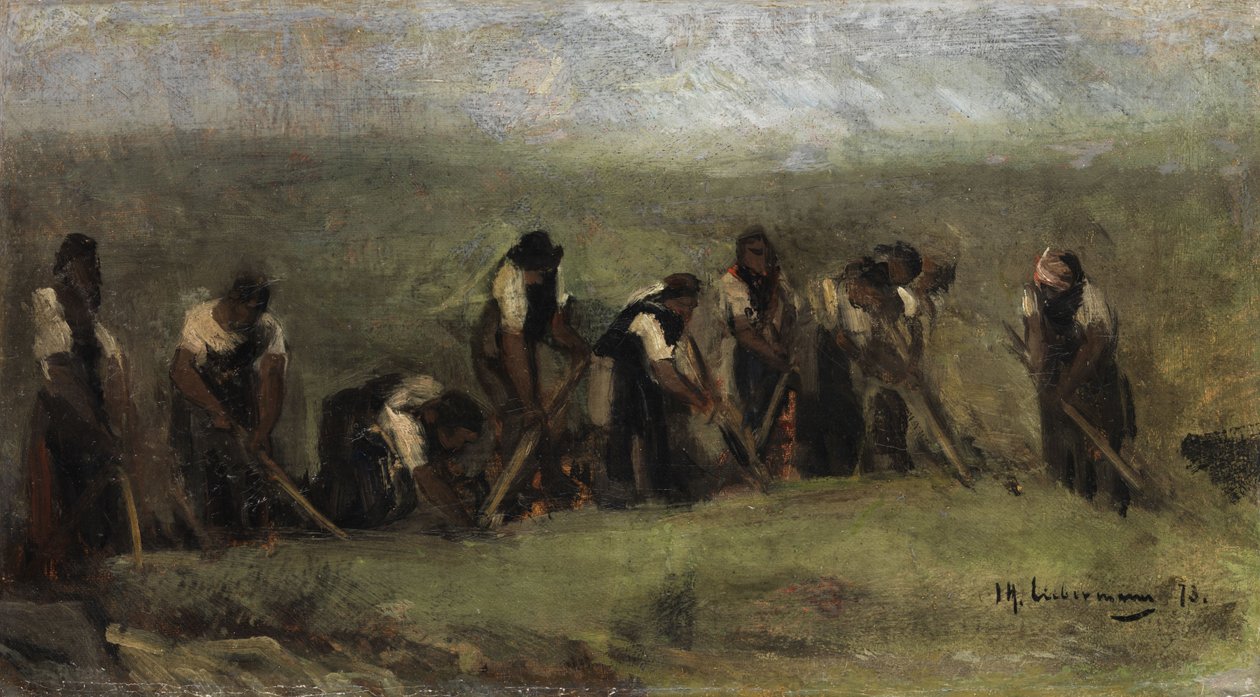 Pracownicy na polu buraków autorstwa Max Liebermann