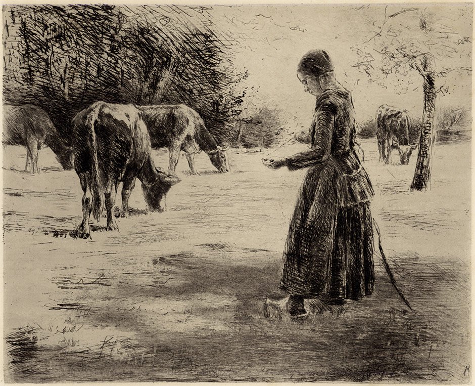 Na pastwisku autorstwa Max Liebermann