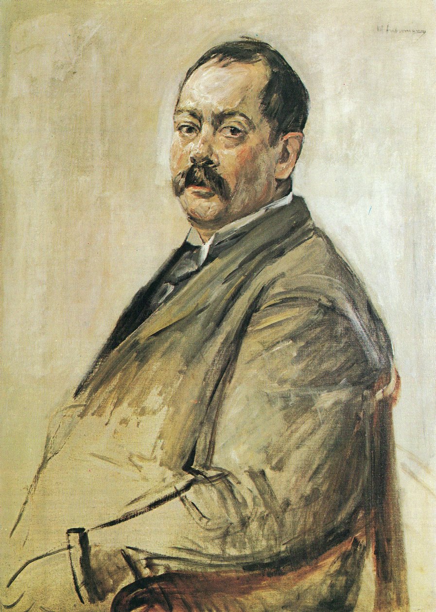 Portret malarza Lovisa Corinth autorstwa Max Liebermann