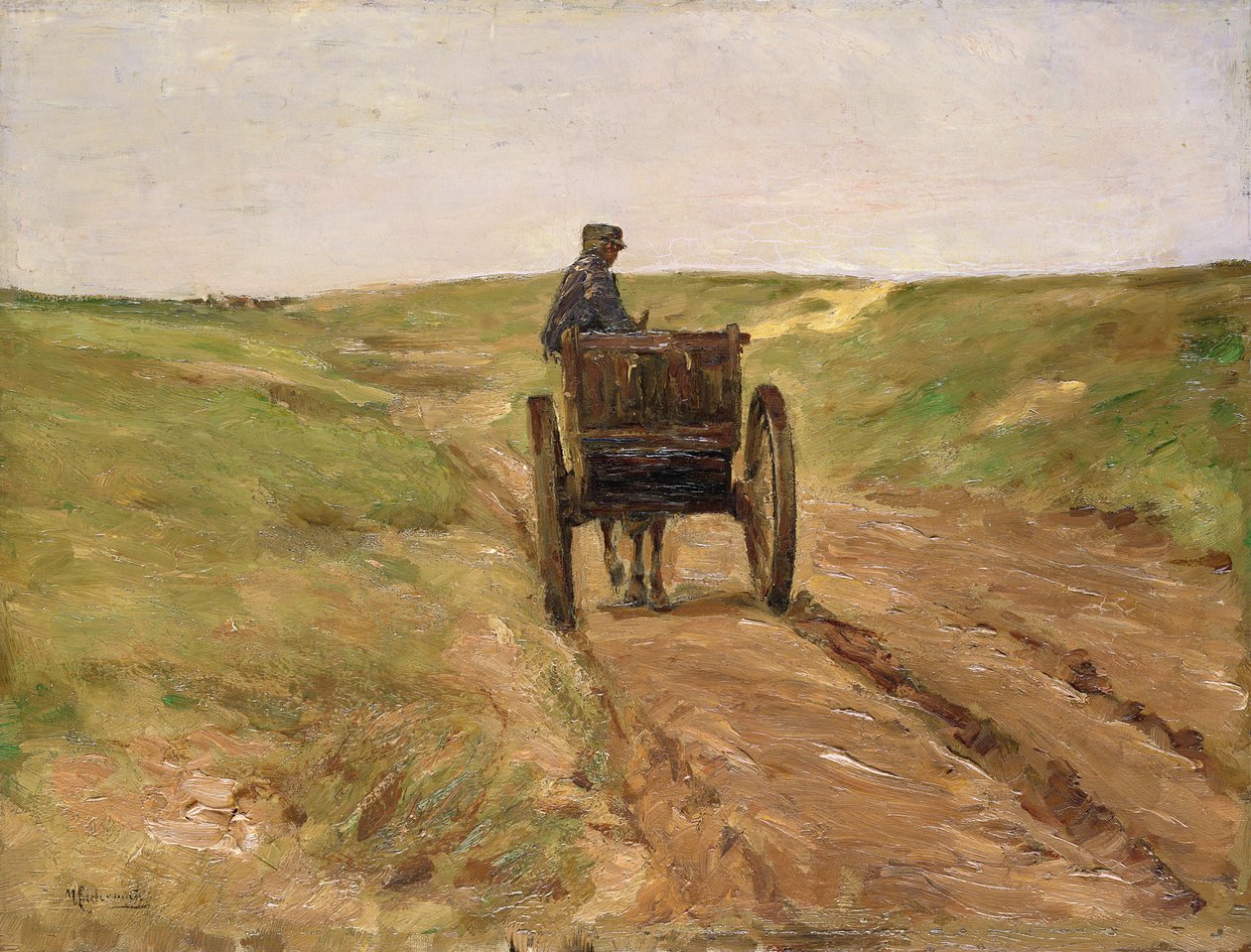 Koszyk w Katwijk, 1889 autorstwa Max Liebermann