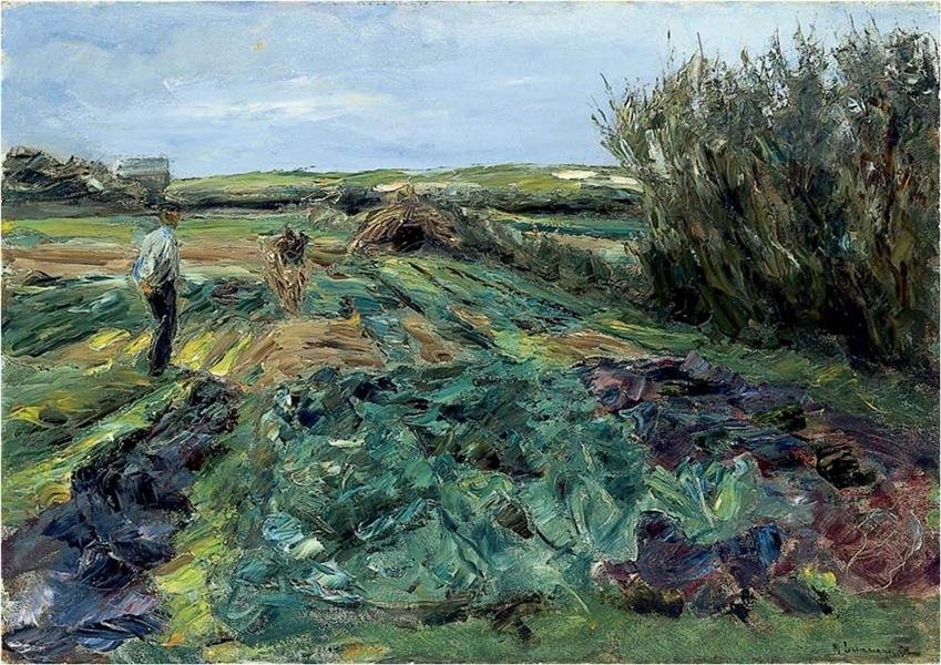 Pole kapusty autorstwa Max Liebermann
