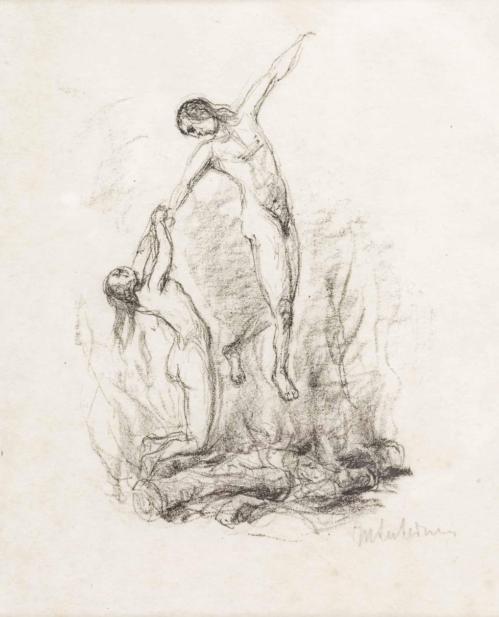 Bóg i Bajadere autorstwa Max Liebermann