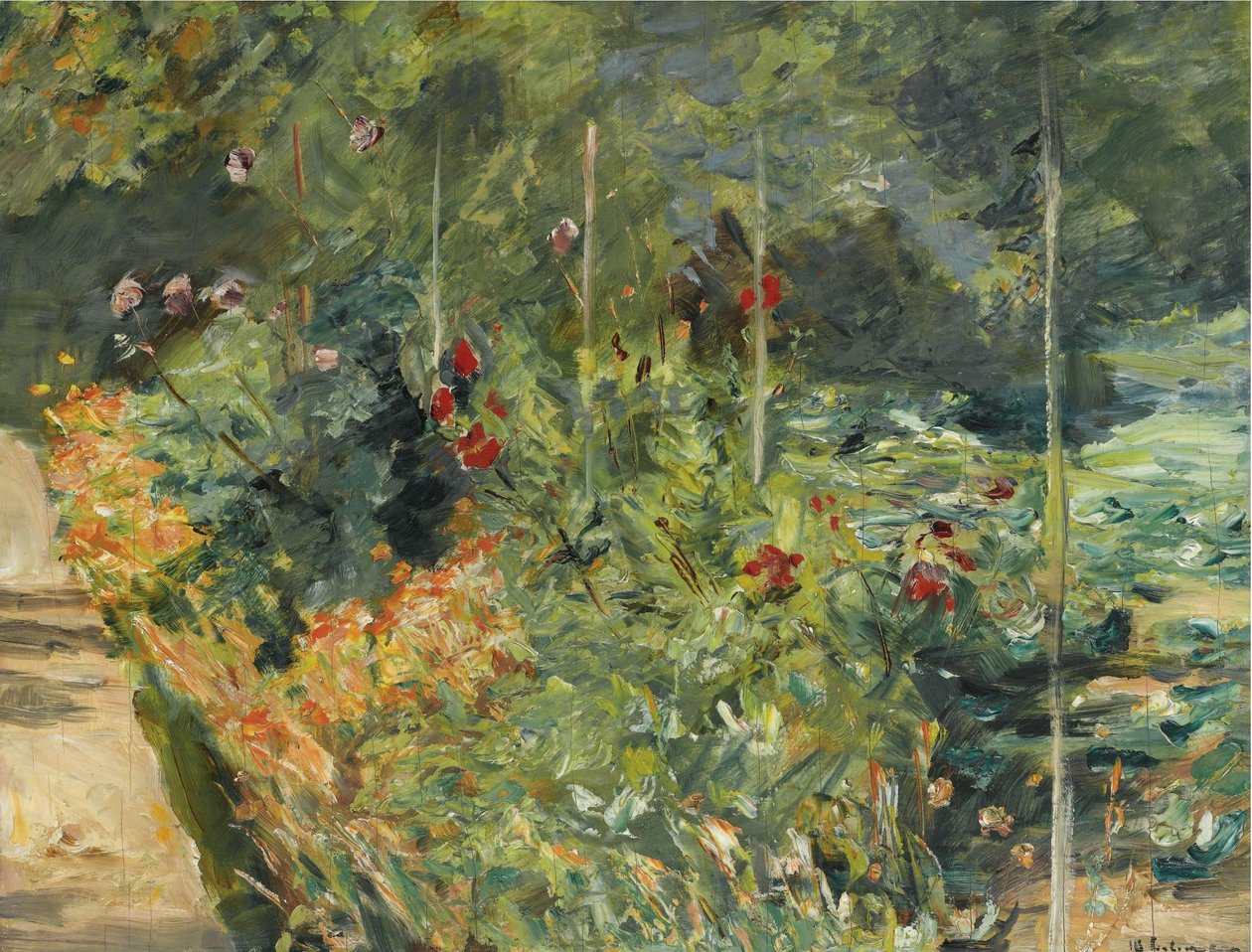 Ogród kuchenny w Wannsee na zachodzie autorstwa Max Liebermann
