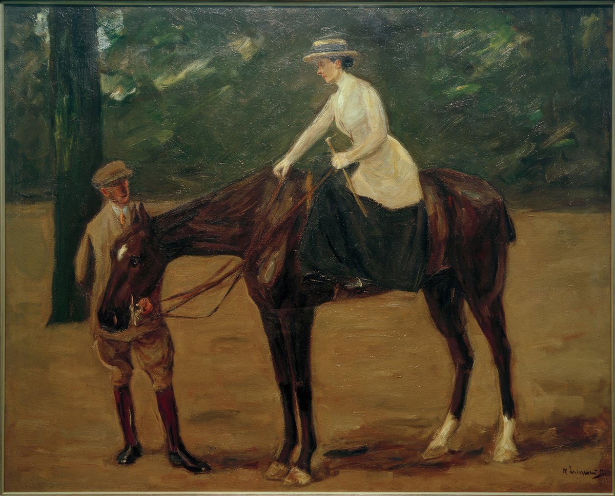 Córka artysty na koniu autorstwa Max Liebermann