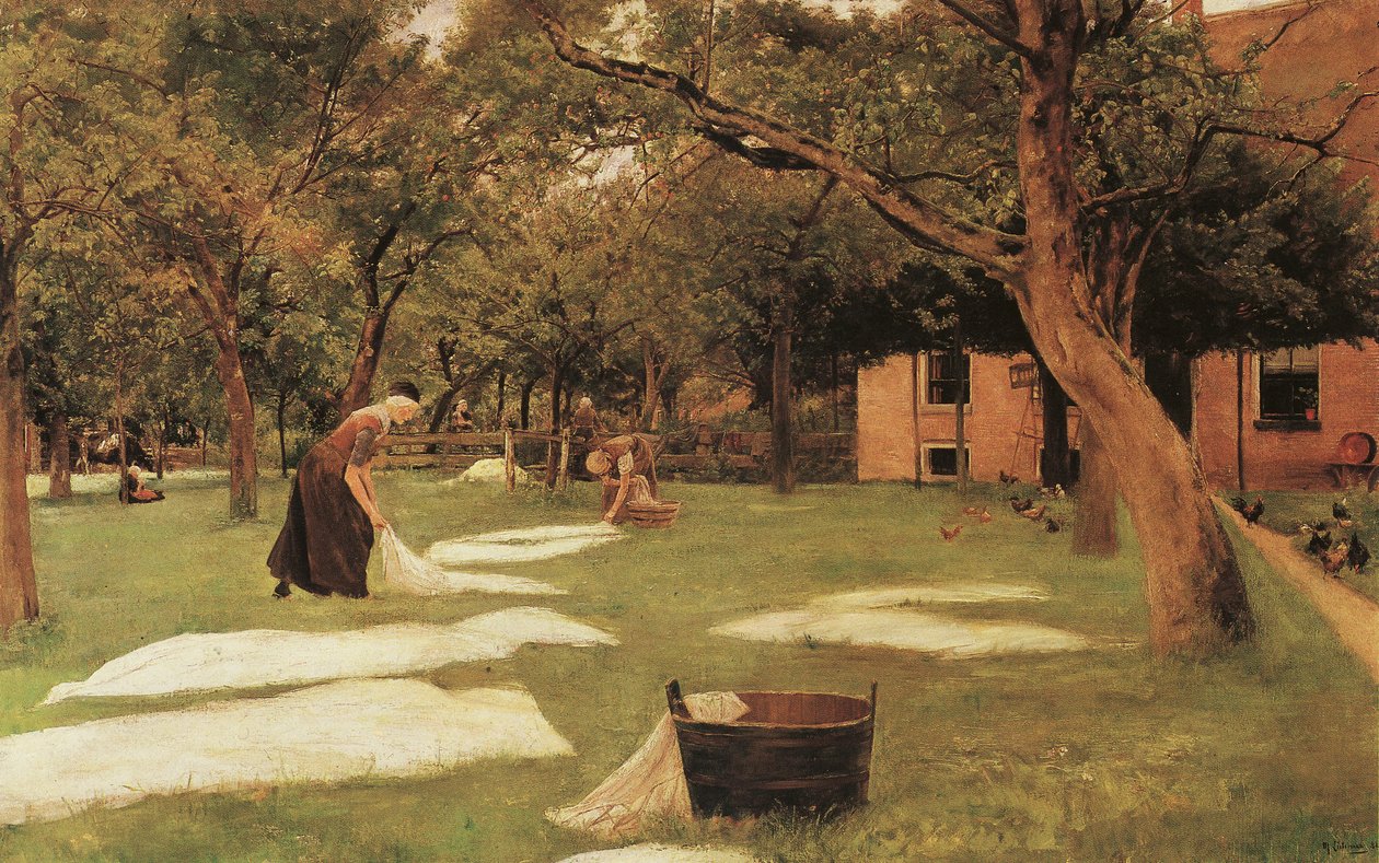 Die Rasenbleiche autorstwa Max Liebermann