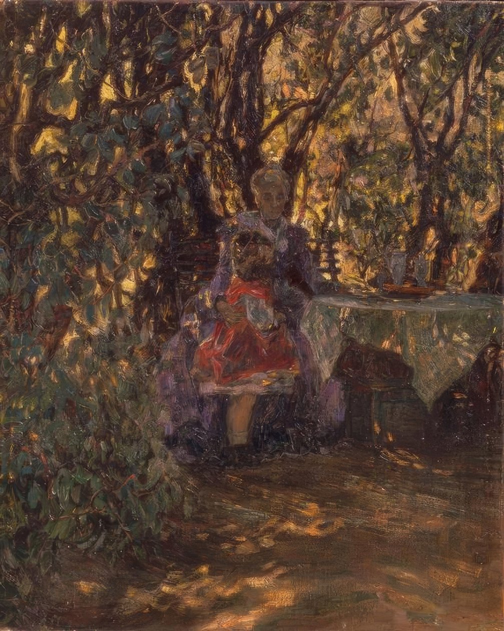 Ogród willi w Wannsee autorstwa Max Liebermann