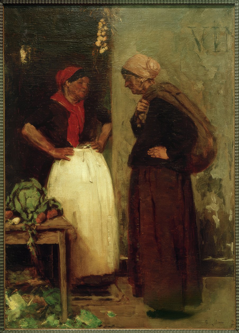 Warzywniak - Scena Targowa autorstwa Max Liebermann