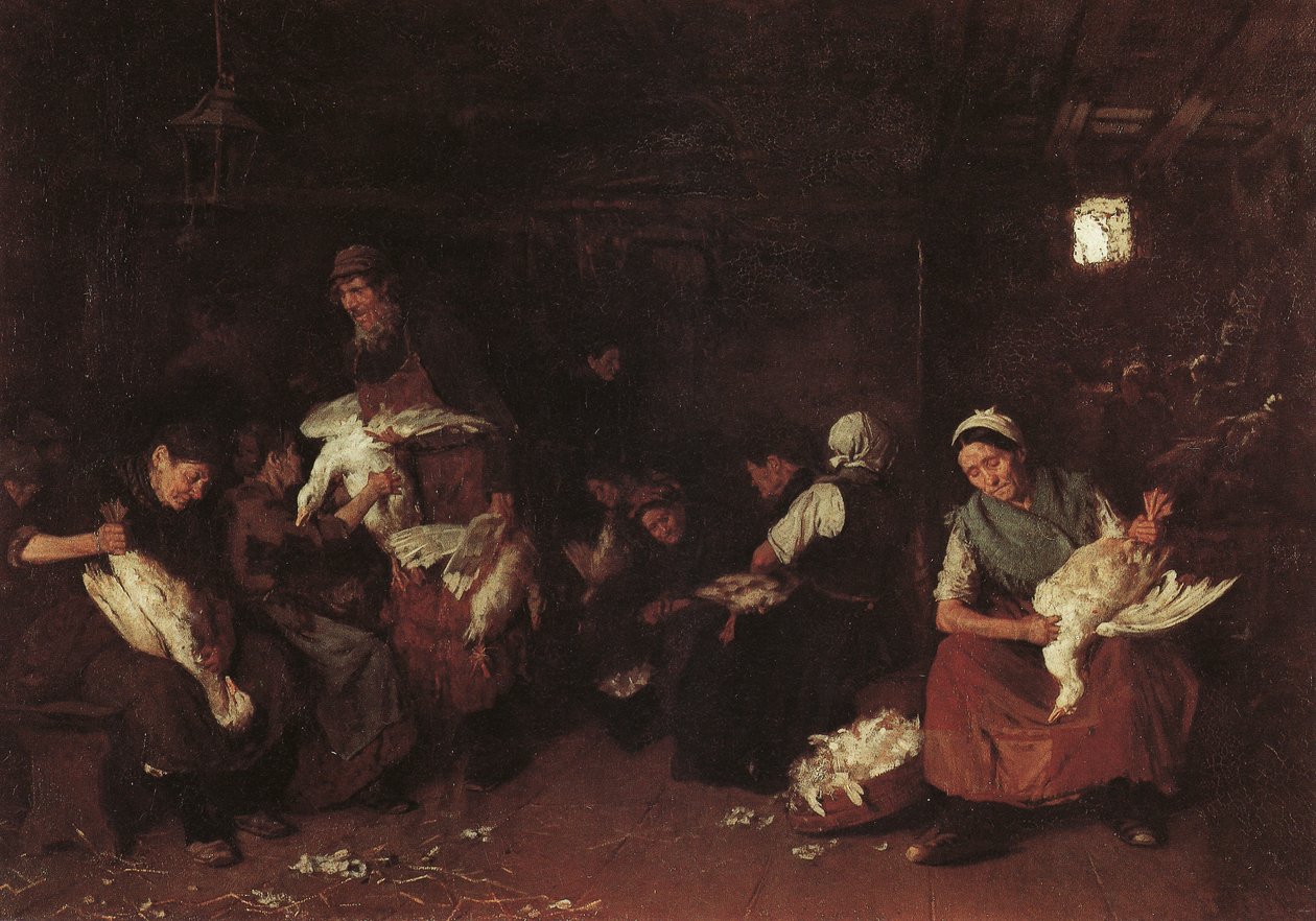 Skubacze gęsi autorstwa Max Liebermann