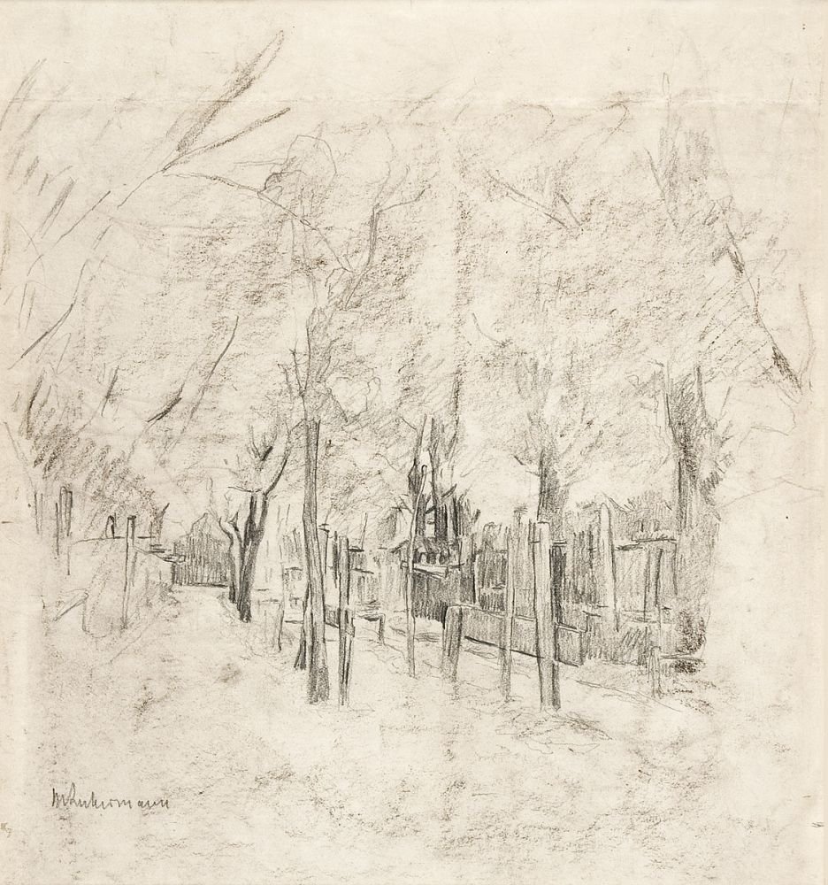 Holenderska ulica wsi w Katwijk autorstwa Max Liebermann
