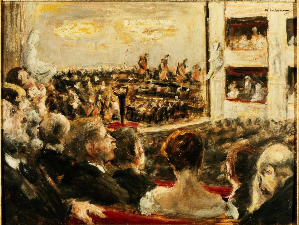 Na koncercie autorstwa Max Liebermann