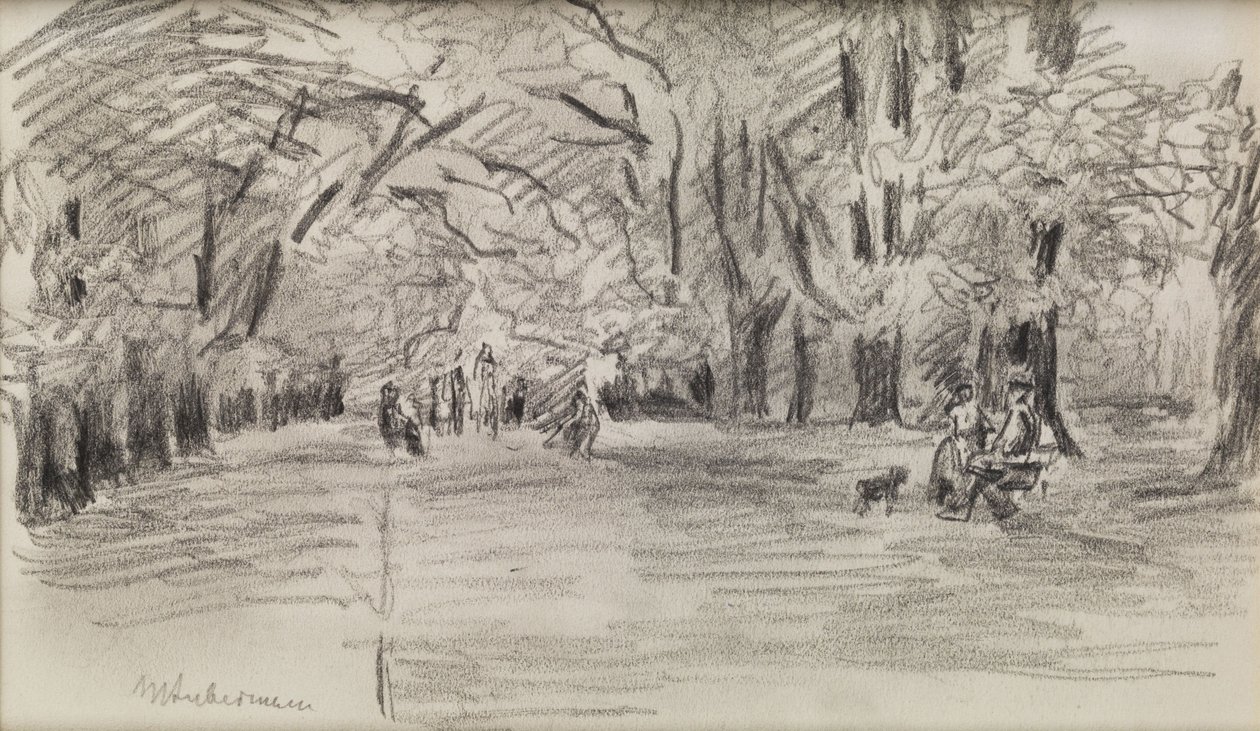 W parku autorstwa Max Liebermann