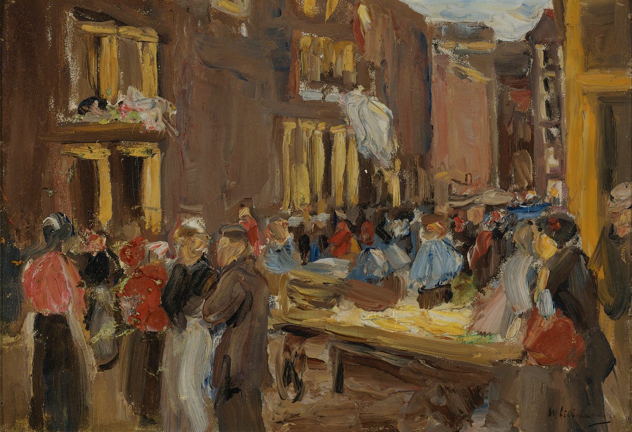 Judengasse w Amsterdamie autorstwa Max Liebermann