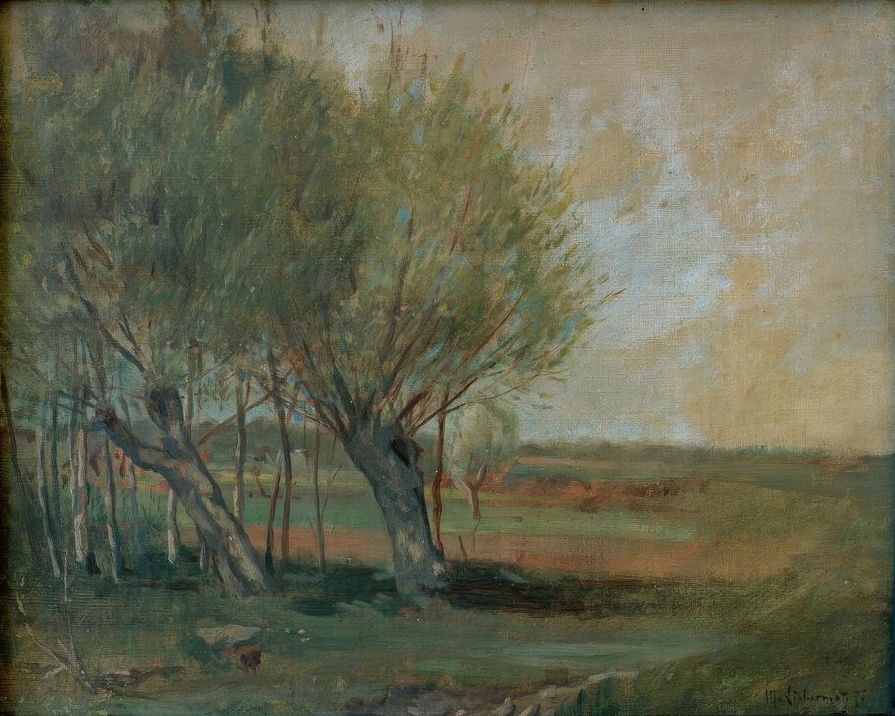 Krajobraz z pastwiskami autorstwa Max Liebermann