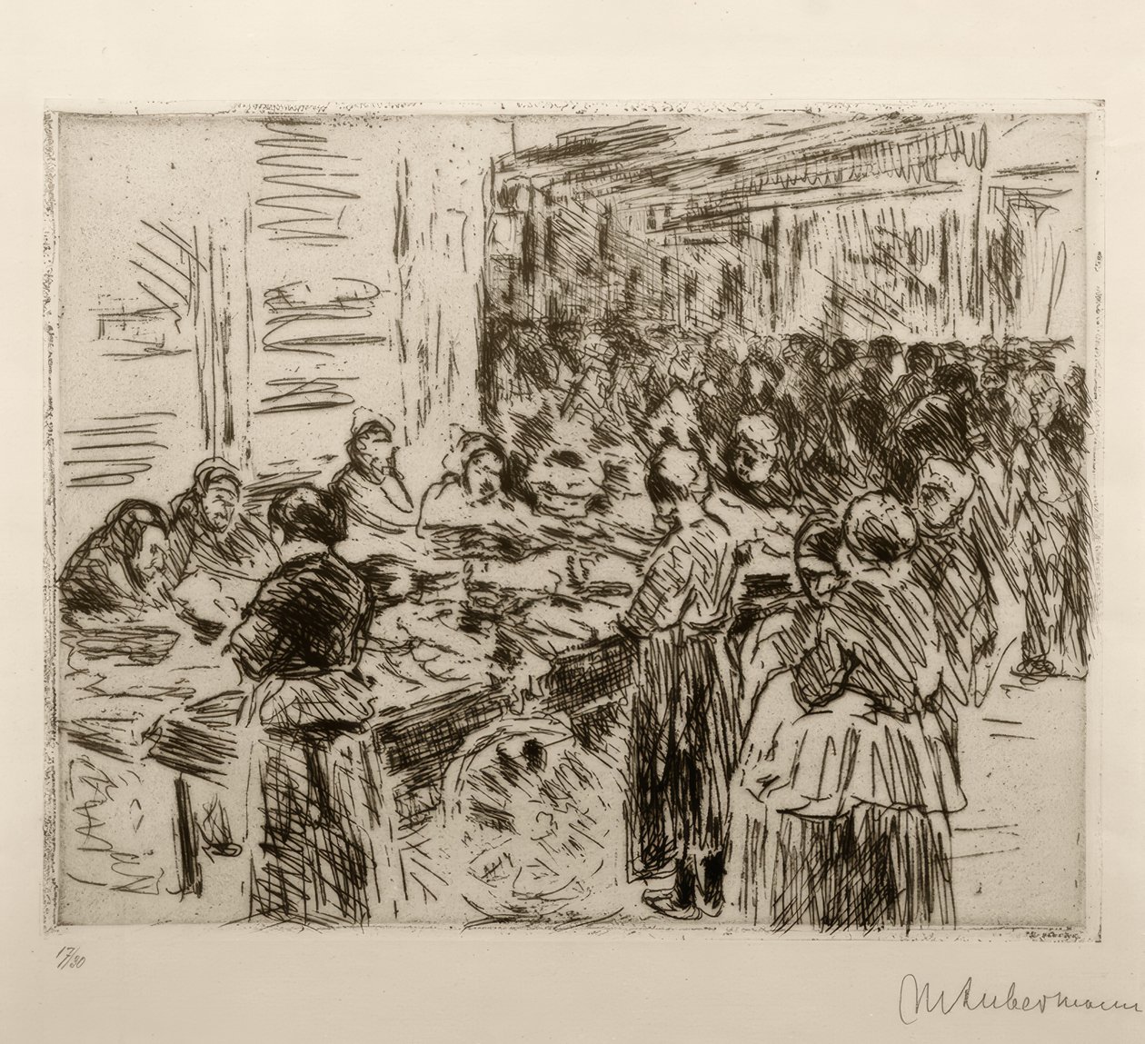 M. Liebermann, Judengasse (Amsterdam) autorstwa Max Liebermann