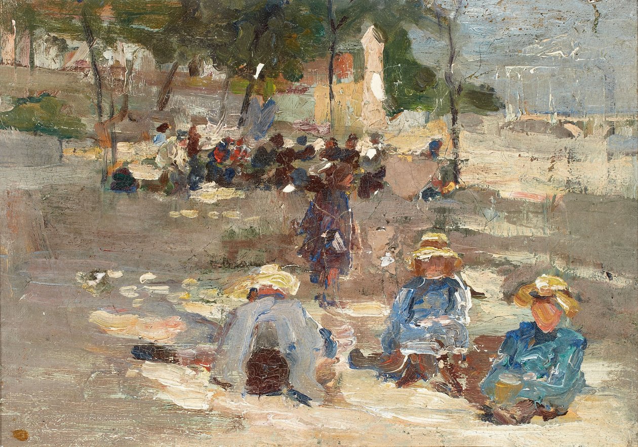 Piknik w parku autorstwa Max Liebermann