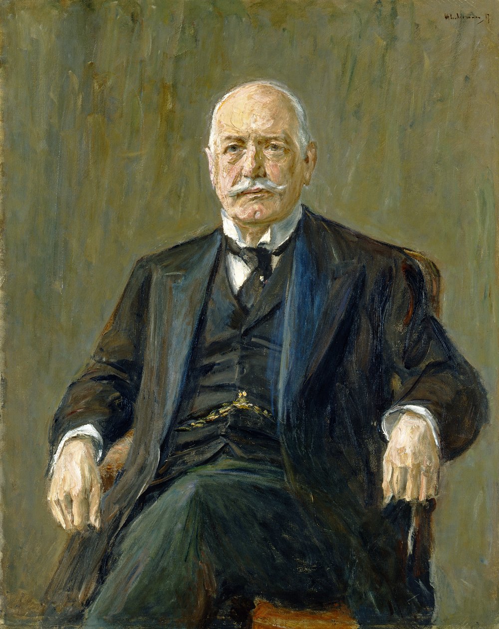 Książę Bernhard von Bulow (1849-1929) 1917 autorstwa Max Liebermann