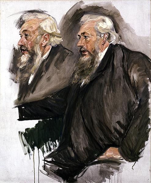 Profesor Justus Brinckmann, 1905 (patrz także 144759) autorstwa Max Liebermann