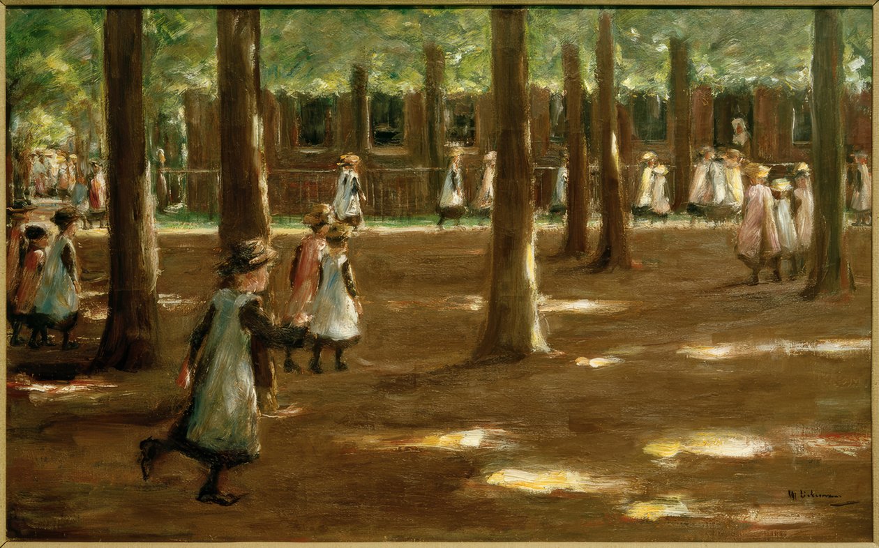 Kurs szkolny w Laren - studium kompozycji autorstwa Max Liebermann