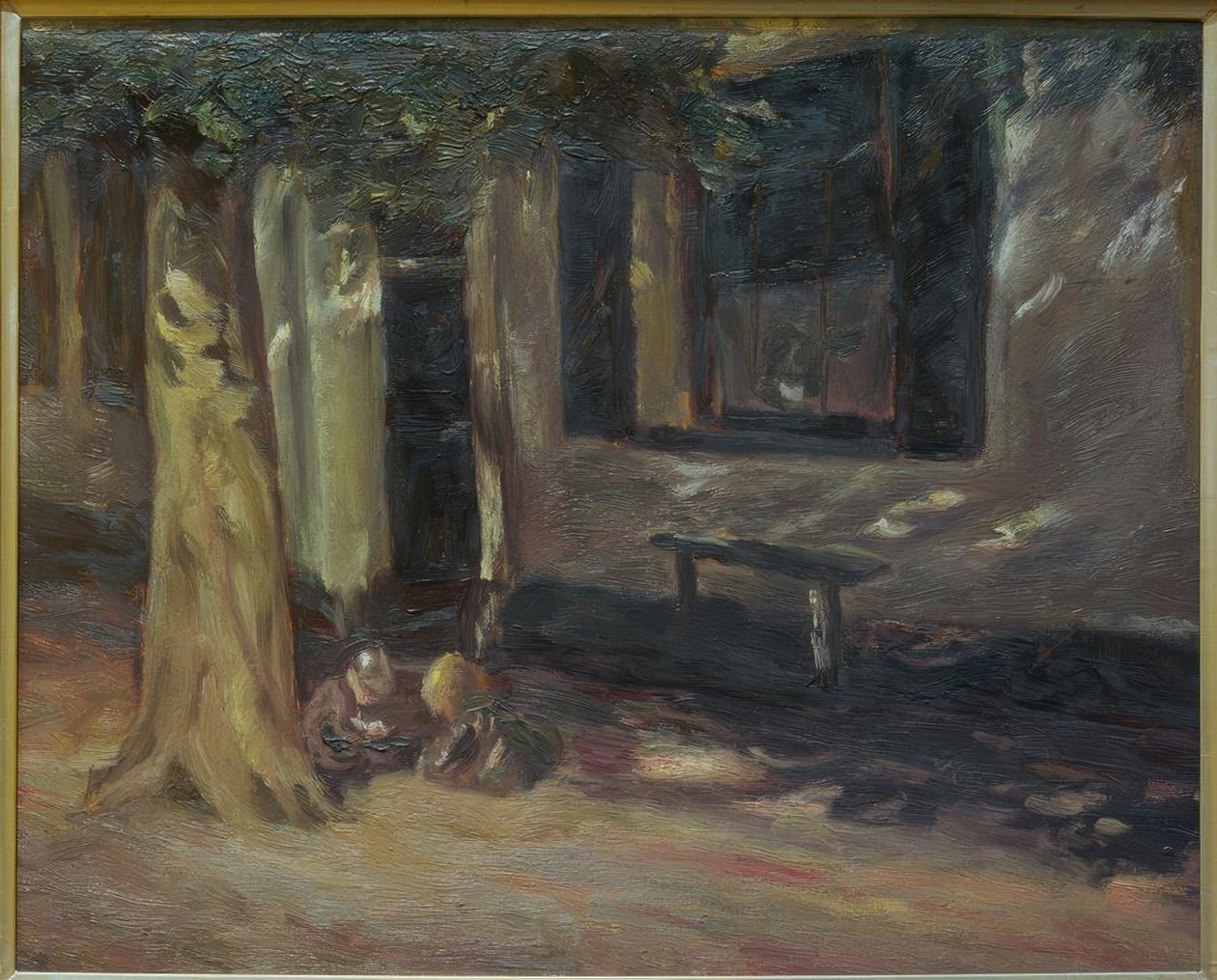 Dzieci bawiące się na wyciągnięcie ręki autorstwa Max Liebermann