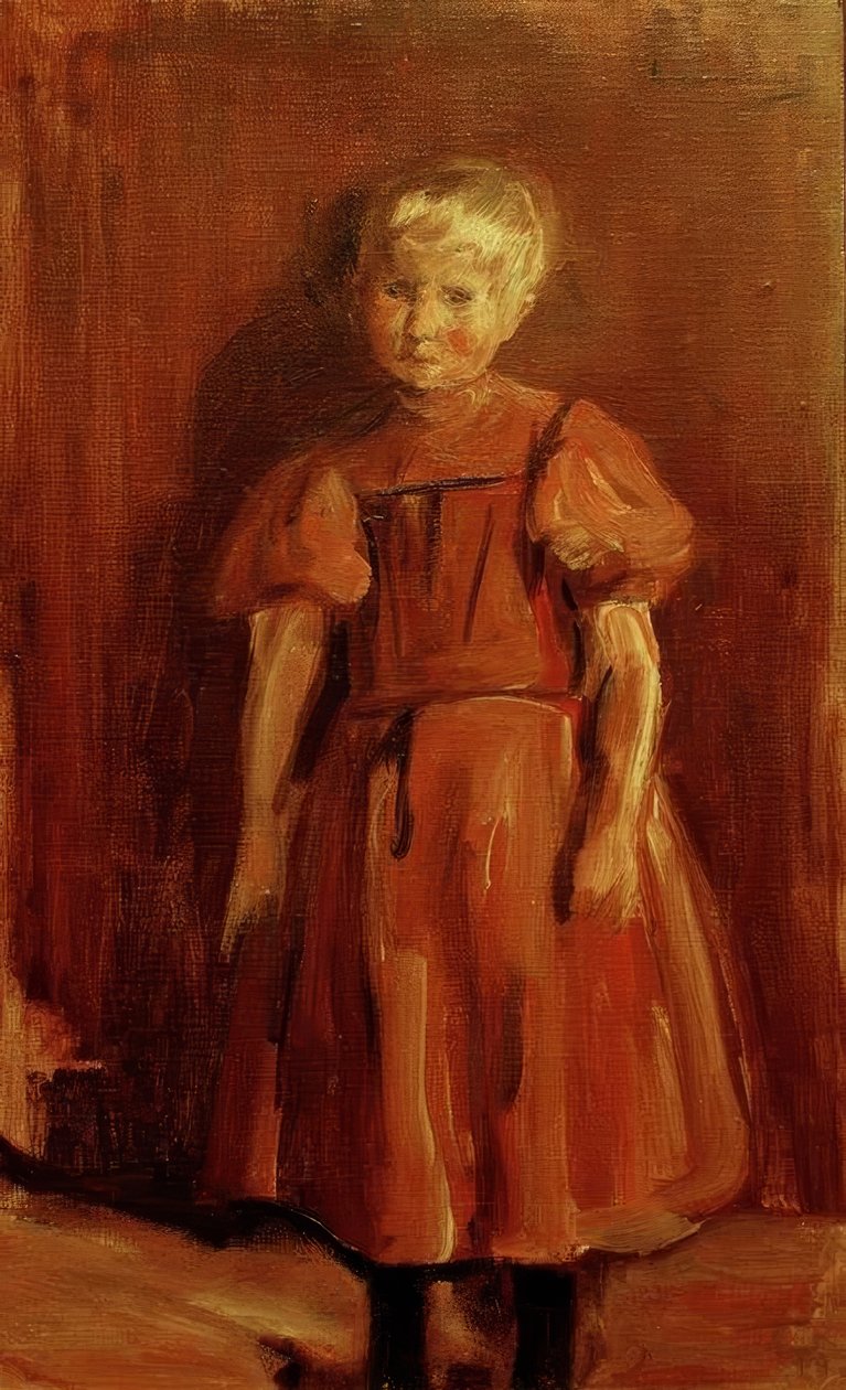 Stojąca dziewczyna autorstwa Max Liebermann