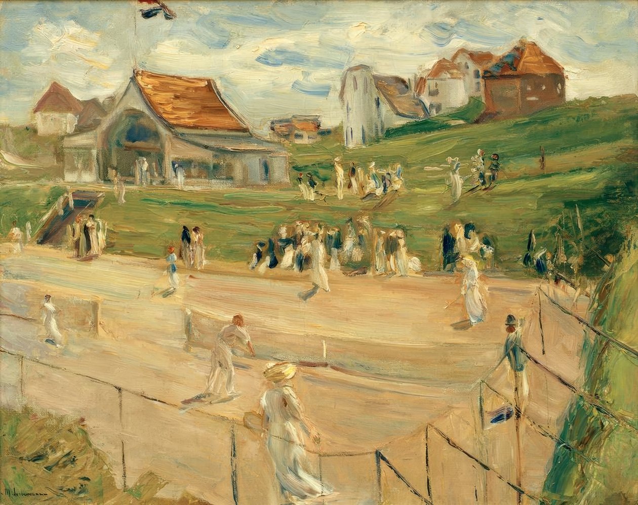 Plac Tenisowy w Noordwijk autorstwa Max Liebermann
