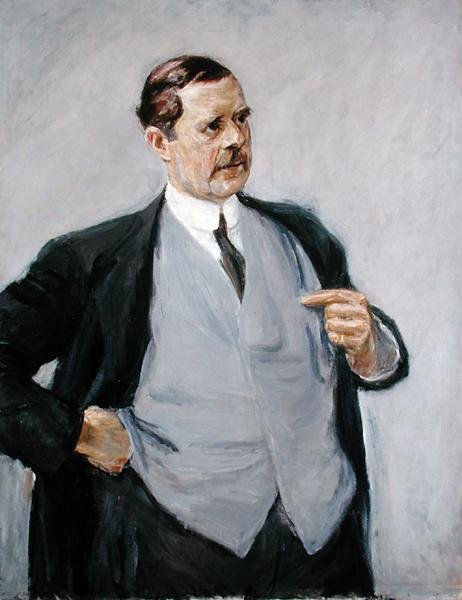 Architekt, Peter Behrens (1869-1940), 1913 autorstwa Max Liebermann