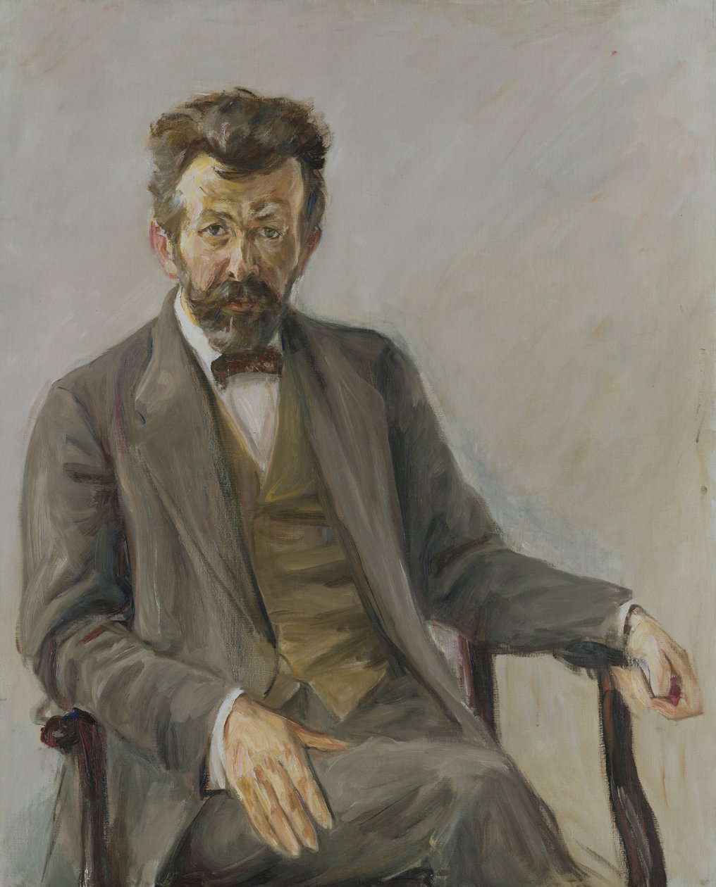 Poeta Richard Dehmel (1863-1920), 1909 autorstwa Max Liebermann