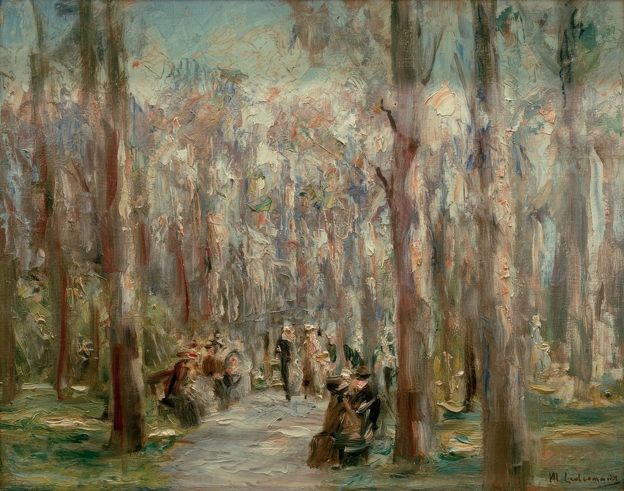 ogród zoologiczny autorstwa Max Liebermann