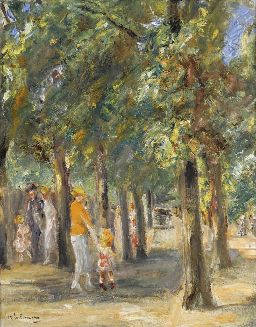 Scena zoo autorstwa Max Liebermann