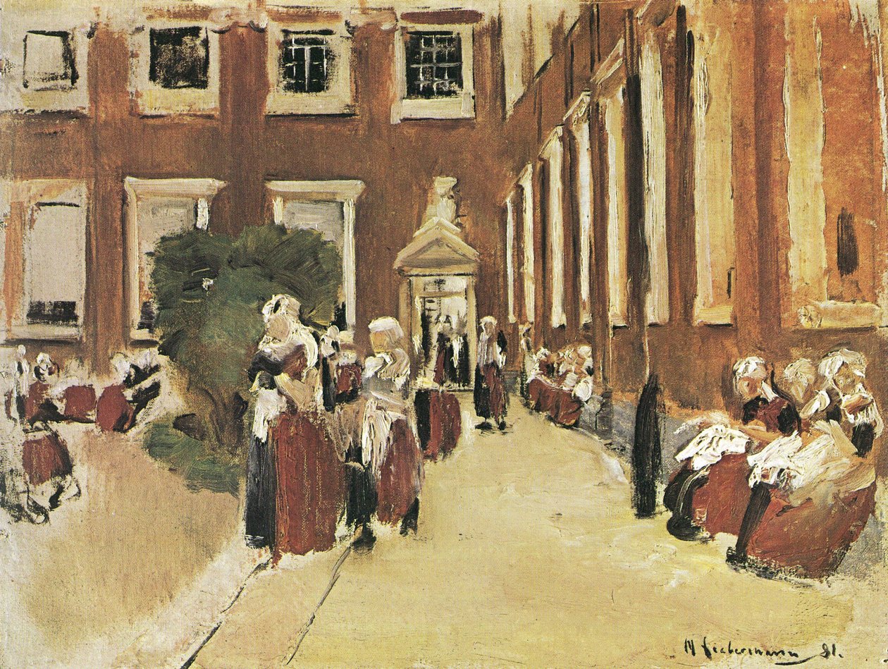 Sierociniec w Amsterdamie autorstwa Max Liebermann