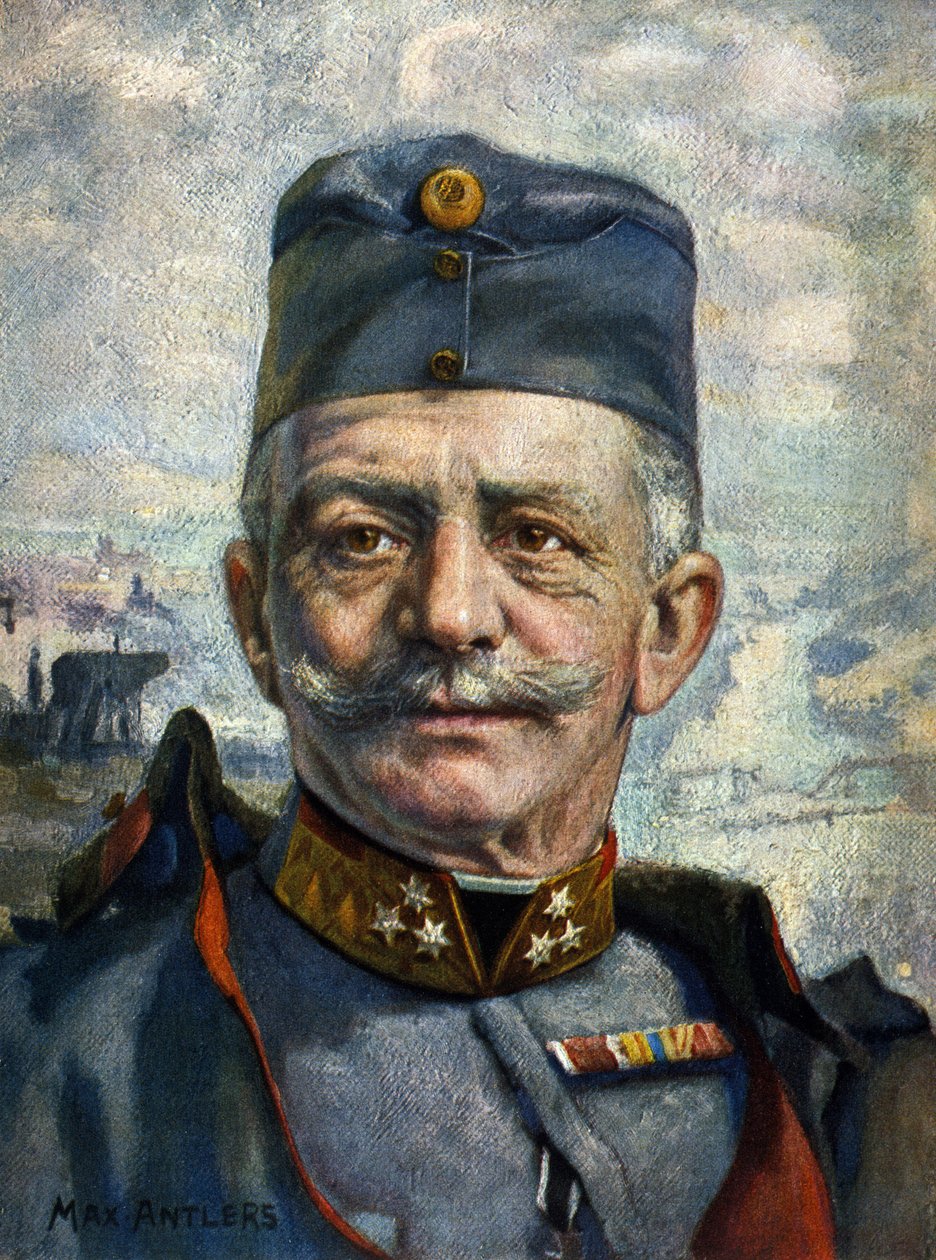 Portret Conrada von Hotzendorfa (1852-1925), marszałka armii austro-węgierskiej” (rysunek) autorstwa Max Antlers