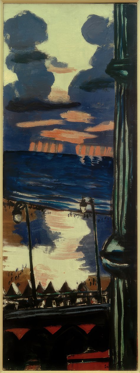 Wieczór na tarasie autorstwa Max Beckmann