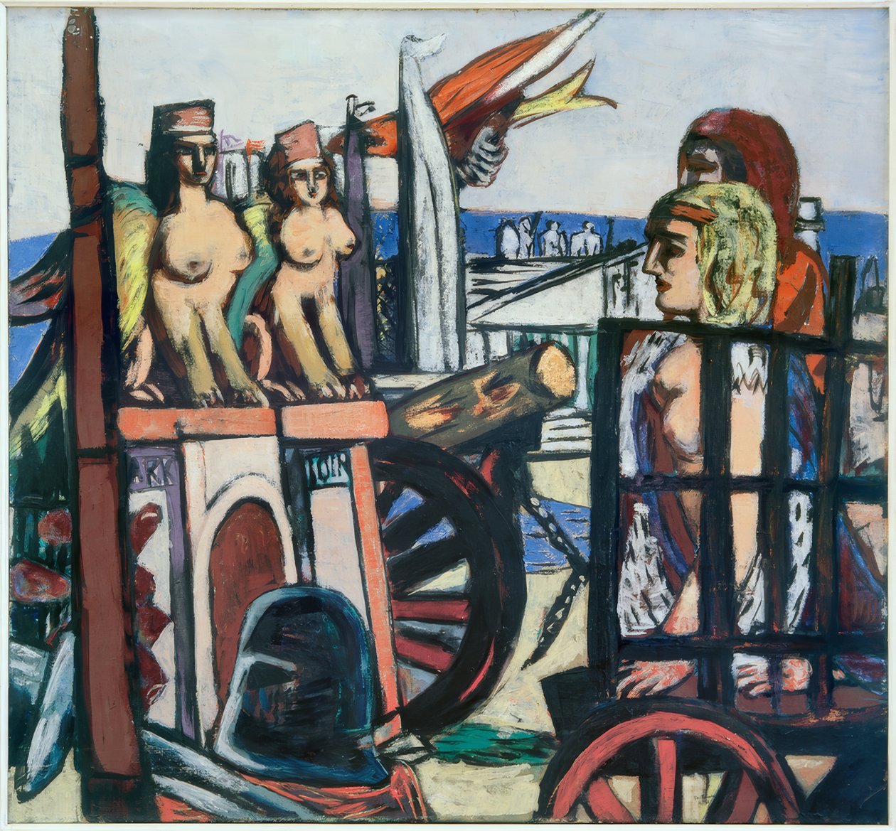 Usunięcie sfinksów autorstwa Max Beckmann