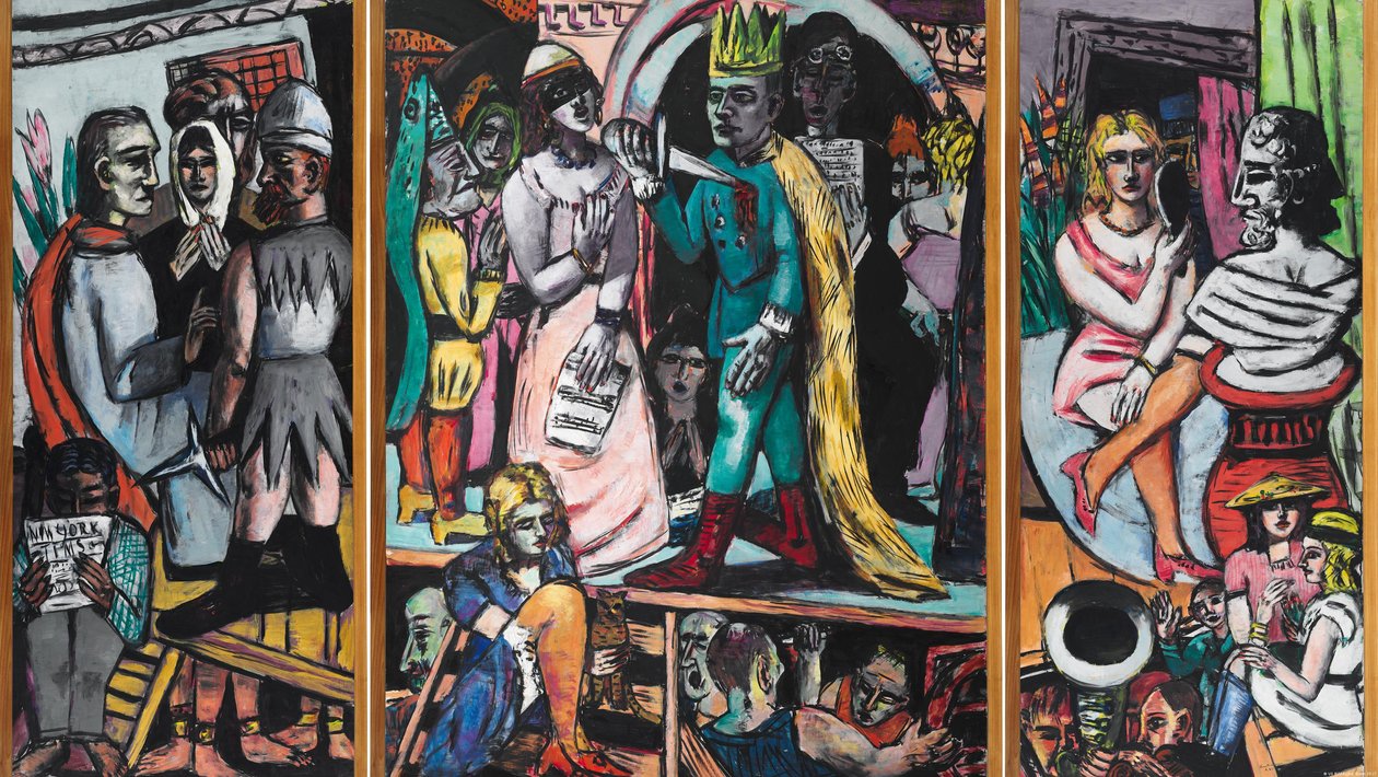 Aktorzy autorstwa Max Beckmann